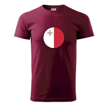 Vlajka Malta kulatá velká