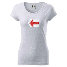 Párová turistická značka  červená