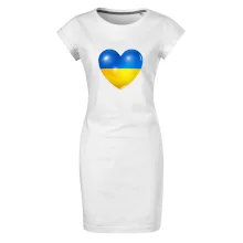 Ukrajina srdce vlajka