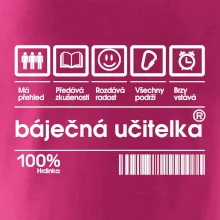 Čárový kód  - Báječná učitelka