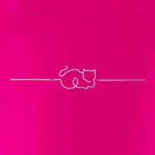 Kočka linka kreslená