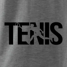 Tenis nápis silueta