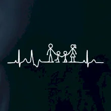 EKG rodina a dva kluci