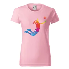 Volejbalistka splash s míčem