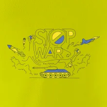 Stop war - Ukrajinské barvy