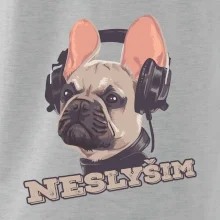 Francouzský buldoček neslyším
