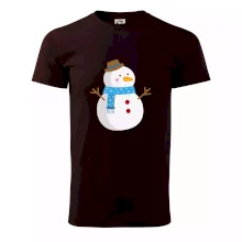 Sněhulák se šálou