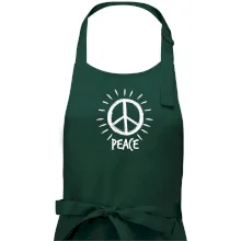 Peace symbol černobílý