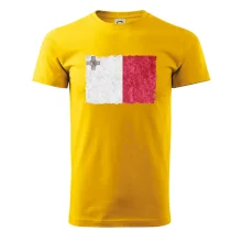 Vlajka Malta okousaná