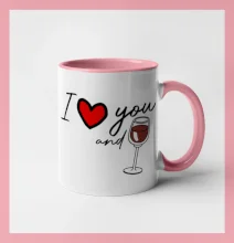 I love you and red wine