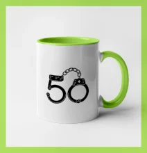 Narozeninové tričko pro policajta - pouta 50