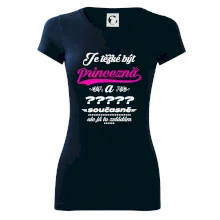 Je těžké být princezna - vlastní nápis