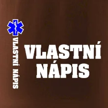 Hvězda života - vlastní nápis vpředu a vzadu