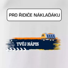 Stavba - vlastní nápis - náklaďák