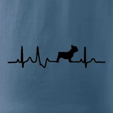 EKG Francouzský buldoček z boku