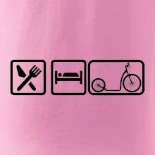 Eat sleep koloběžka velké a malé kolo