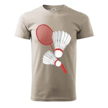 Badminton - pálka a košík