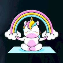 Yoga jednorožec - duha