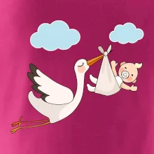 Čáp čekáme miminko - neutrální