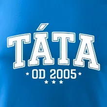 Táta od roku - sportovní nápis (váš ročník)