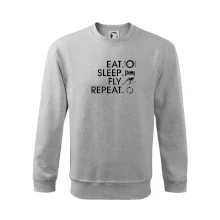 Eat sleep fly repeat - skoky na lyžích
