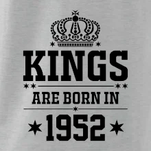 Kings are born in 1952