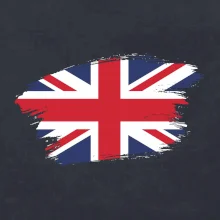 Britská vlajka roztrhaná