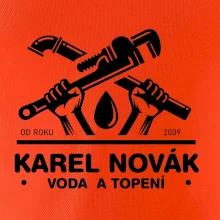 Instalatér - Překřížené klíče vlastní nápis