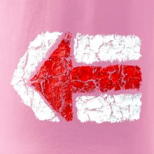 Párová turistická značka  červená