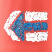 Párová turistická značka modrá