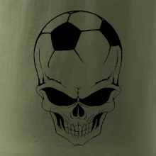 Fotbal lebka míč Fotbal lebka míč