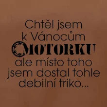 Chtěl jsem dostat motorku - Vánoce