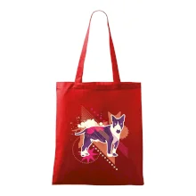 Pes abstrakce fialový