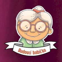 Budoucí babička kreslená