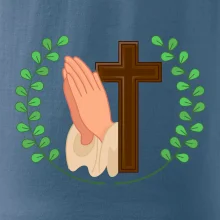 Věnec - kříž a modlení