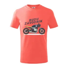 Budu závodník  modrý cafe racer