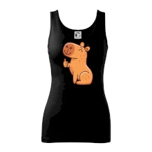 Kapybara s palcem nahoru