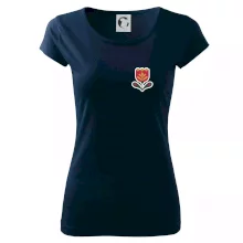 Folklor na prsu tulipán