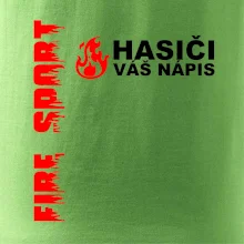 Hasiči (oheň,  Firesport, název sboru - vlastní nápis)