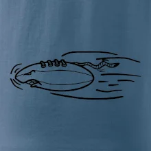 Americký fotbal letící míč