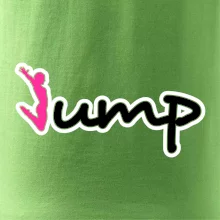 Jump - nápis a panáček