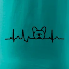 EKG Francouzský buldoček hlava