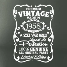 Vintage Etiketa - 1958