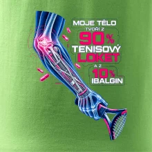 Moje tělo tvoří z 90 % tenisový loket