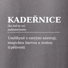 Kadeřnice umělkyně s ostrými nástroji
