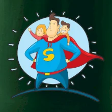 Táta superman - holka a kluk Táta superman - holka a kluk