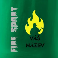 Hasiči - oheň - Váš název - Prso + záda