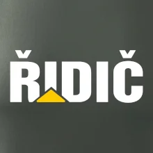 Řidič nápis Řidič nápis