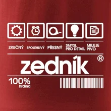 Čárový kód zedník