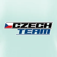 Czech team s vlajkou - Mistrovství světa v ledním hokeji 2025